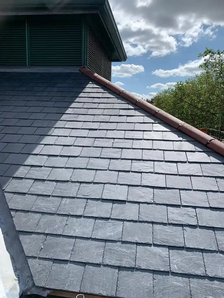 Close-Up of Broadway Roofing Tiles